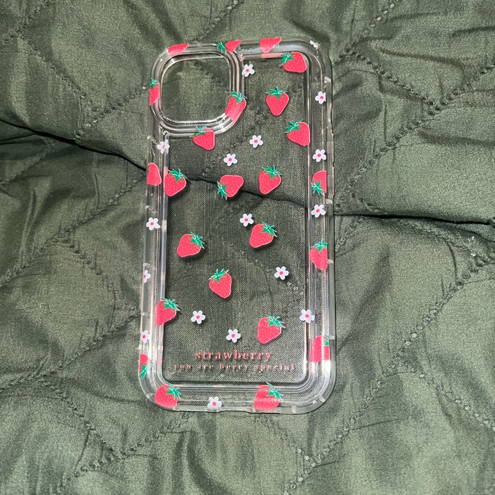 iPhone 14 strawberry case